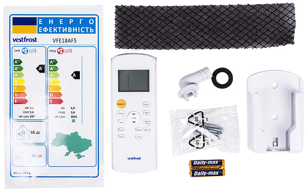Фото - Кондиционер сплит Vestfrost VFE24AF5 inverter (Wi-Fi опция)