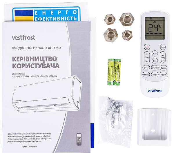 Фото - Кондиционер сплит Vestfrost VFC12VA