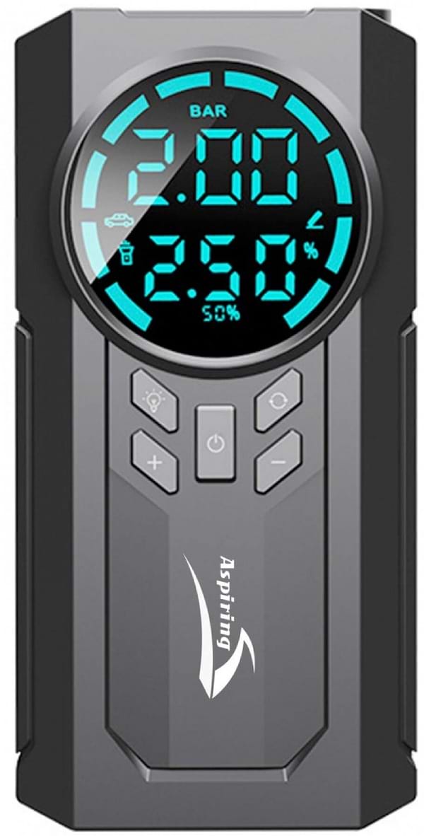 Фото - Пускозарядное устройство Aspiring Jump 2 с компрессором 90W (JM8000PI) Фото - Пускозарядное устройство Aspiring Jump 2 с компрессором 90W (JM8000PI)