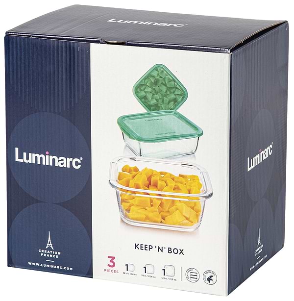 Фото - Набор емкостей для хранения Luminarc Keep'n'box (P5274)
