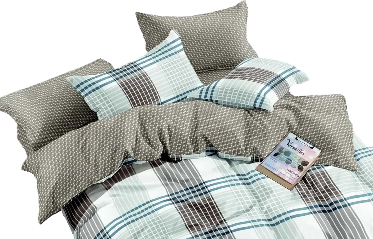 Комплект постельного белья Versailles Бежевая клеточка (VS-BM1.5-101)