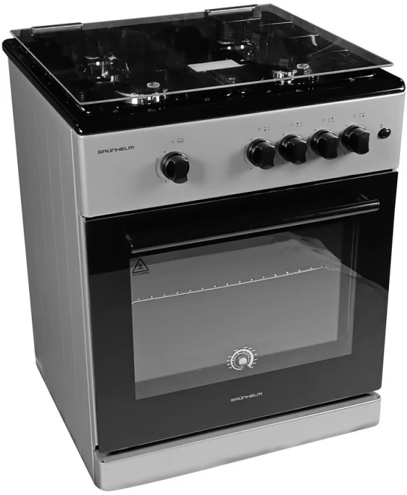 Плита газова Grunhelm G4FG6612GB
