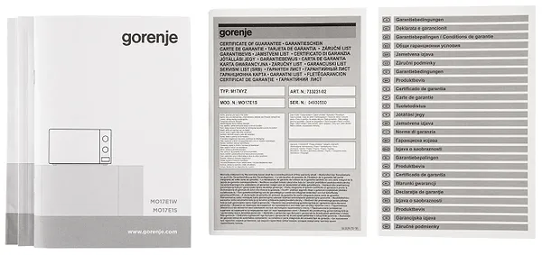 Фото - Мікрохвильова піч (НВЧ) Gorenje MO 17 E1S