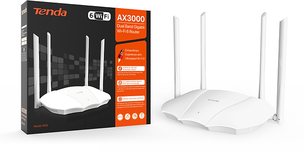 Фото - Маршрутизатор інтернет WiFi6 Tenda RX9
