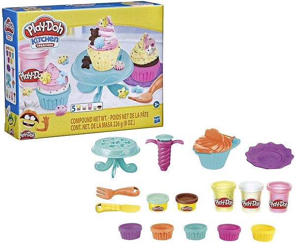 Фото - Наборы для лепки Hasbro Кухонные принадлежности "Набор капкейков" (E7253_F2929)