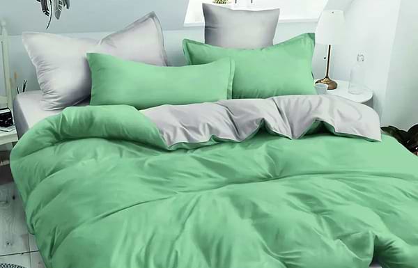 Фото - Комплект постільної білизни Versailles Зелено-сірий (VS-BM2.5-205)