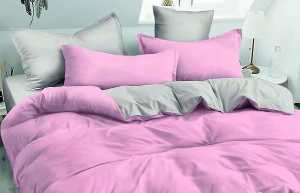 Фото - Комплект постільної білизни Versailles Сіро-рожевий (VS-BM2.5-209)