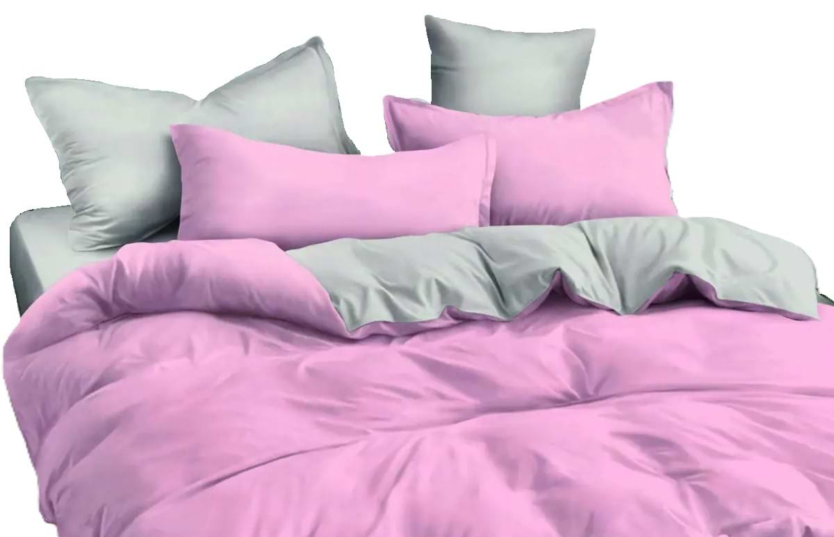 Комплект постельного белья Versailles Серо-розовый (VS-BM2.5-209)