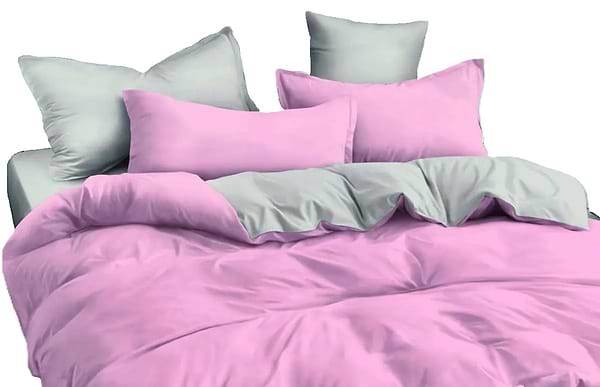 Фото - Комплект постільної білизни Versailles Сіро-рожевий (VS-BM2.5-209)