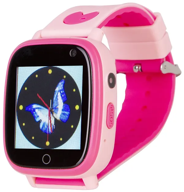 Фото - Микроповреждение - Детские часы AmiGo GO001 Swimming Camera+LED Pink