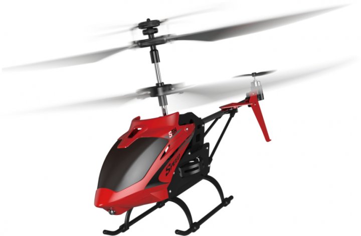 Фото - Радіокерований вертоліт Syma 2.4 ГГц 23 см зі світлом, барометром (S5H_red)