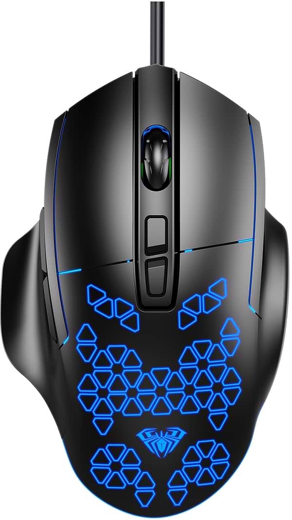 Фото - Мышь проводная игровая Aula F812 Black (6948391213132)