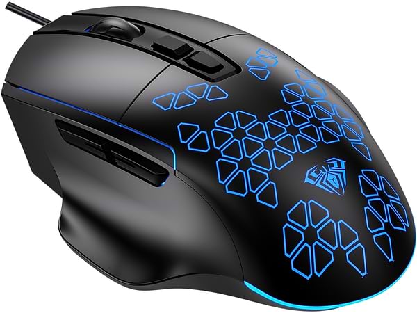 Фото - Мышь проводная игровая Aula F812 Black (6948391213132)