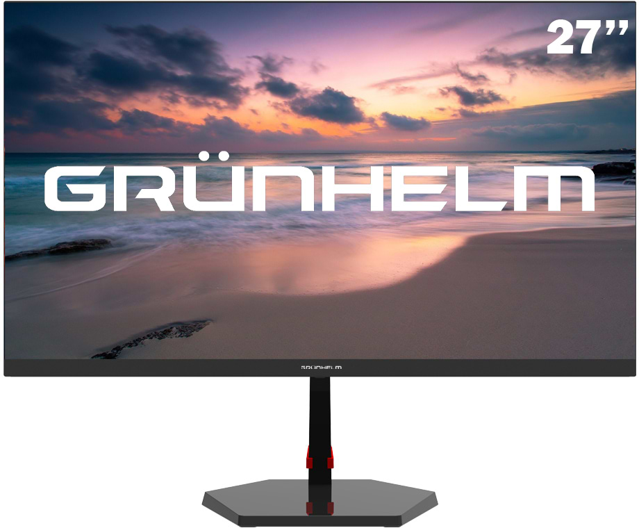 Купить Монитор игровой Grunhelm GM27QU180G - Фото 1 Монитор игровой Grunhelm GM27QU180G - Фото 1