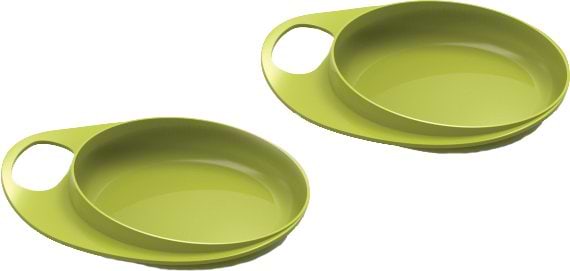 Фото - Набор тарелок для малыша Nuvita мелкие, 2шт. салатовый (NV8451Lime)