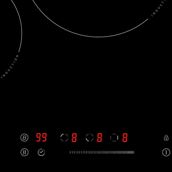 Фото - Варильна поверхня електрична Grunhelm GPI 453 B