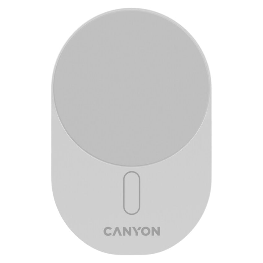 Автотримач з бездротовою зарядкою Canyon OnGrip 105 15W Qi2 Wireless White (CNS-CCH105W)