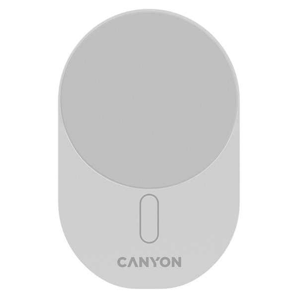 Фото - Автотримач з бездротовою зарядкою Canyon OnGrip 105 15W Qi2 Wireless White (CNS-CCH105W)