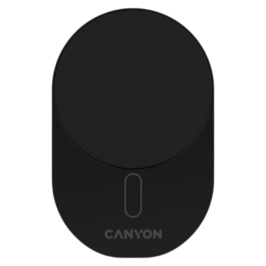 Автотримач з бездротовою зарядкою Canyon OnGrip 105 15W Qi2 Wireless Black (CNS-CCH105B)