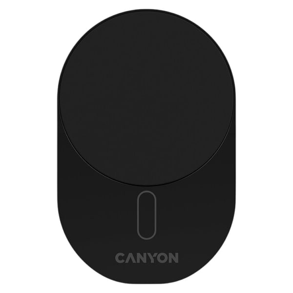 Фото - Автотримач з бездротовою зарядкою Canyon OnGrip 105 15W Qi2 Wireless Black (CNS-CCH105B)