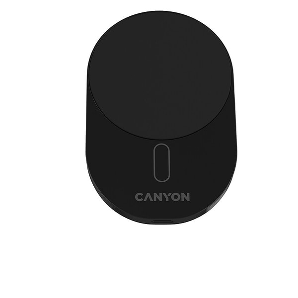 Фото - Автотримач з бездротовою зарядкою Canyon OnGrip 105 15W Qi2 Wireless Black (CNS-CCH105B)