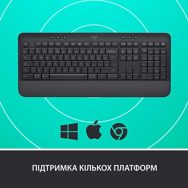 Фото - Клавіатура бездротова Logitech SignatureK650 Graphite (920-010945)