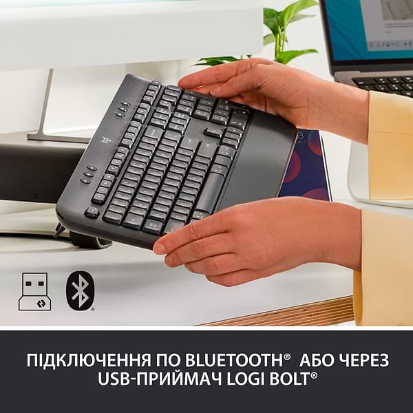 Фото - Клавіатура бездротова Logitech SignatureK650 Graphite (920-010945)