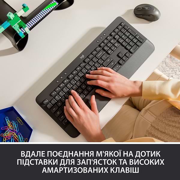 Фото - Клавіатура бездротова Logitech SignatureK650 Graphite (920-010945)