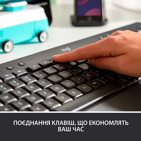 Фото - Клавіатура бездротова Logitech SignatureK650 Graphite (920-010945)