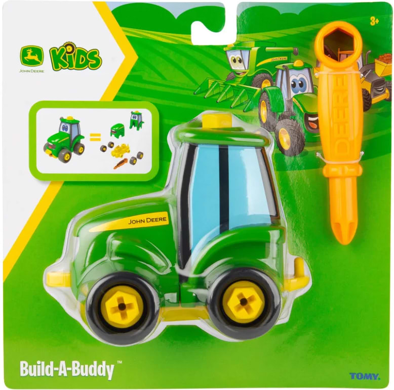 Пластиковий конструктор John Deere Kids Збери трактор із викруткою (47208)