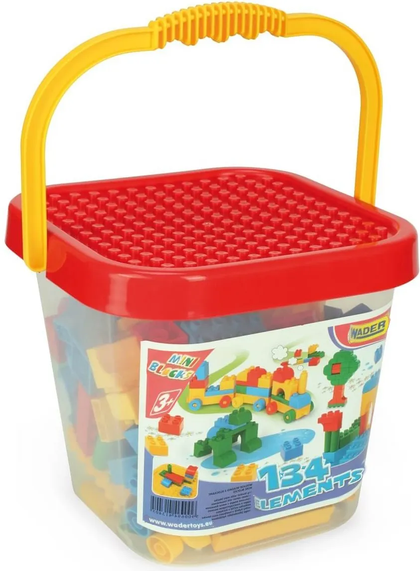 Пластиковий конструктор для малюків Wader Відро велике (41340)