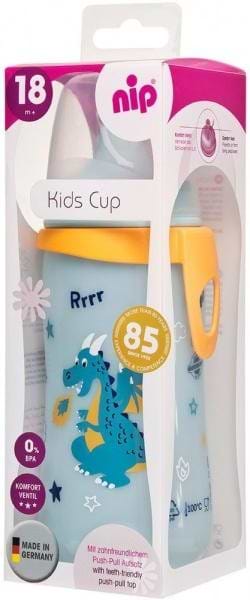 Фото - Поїльник-непроливайка дитячий NIP PP Kids Cup Дракончик, 330 мл. (35051)