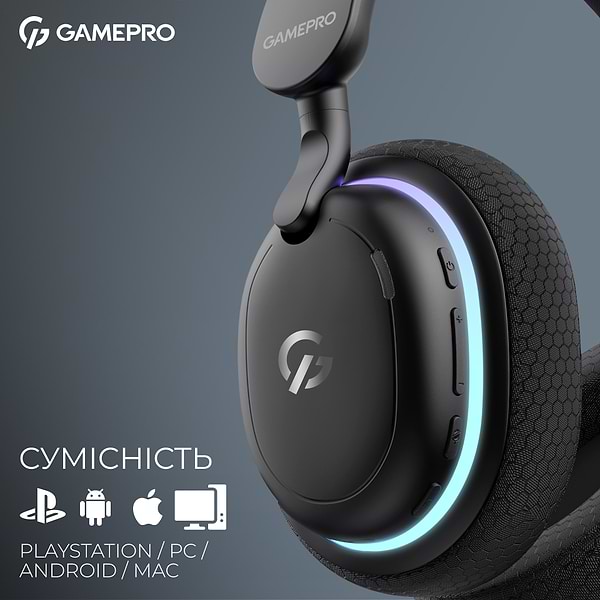 Фото - Гарнітура бездротова ігрова GamePro Asgard Bragi (HSW250B)