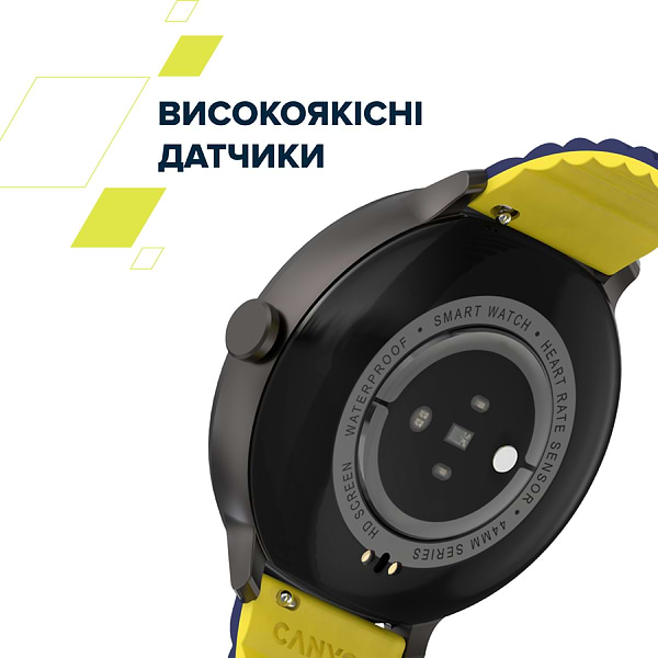 Фото - Смарт-годинник Canyon Jacky SW-69 Blue Yellow (CNS-SW69BL)