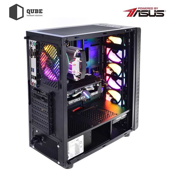 Фото - Уценка - Системный блок QUBE QB i5 11400F GTX 1660 TI 6GB 1641 (i511400FGTX1660TI6GB1641)