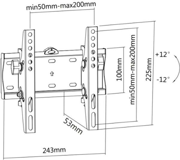 Фото - Кріплення для телевізора Brateck KL21G-22T