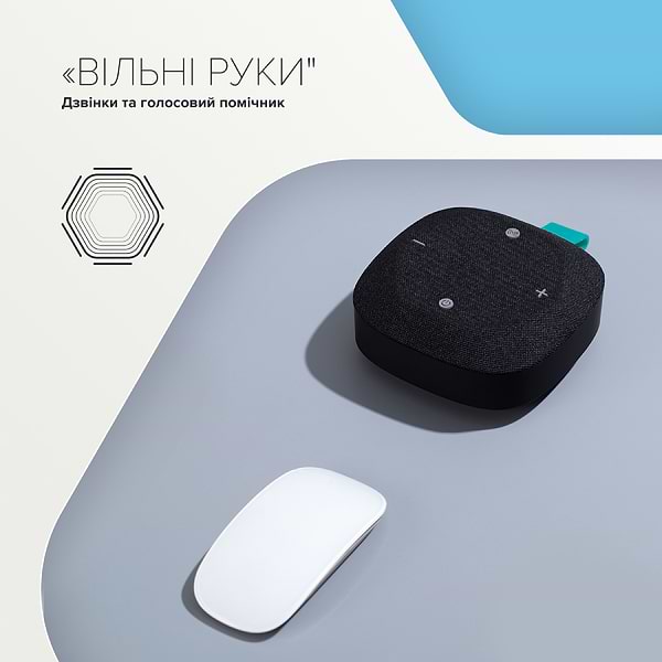 Фото - Портативна акустика Canyon HEXAGON 10 TWS 8W IPX5 Grey Blue (CNE-CBTSP10GB)