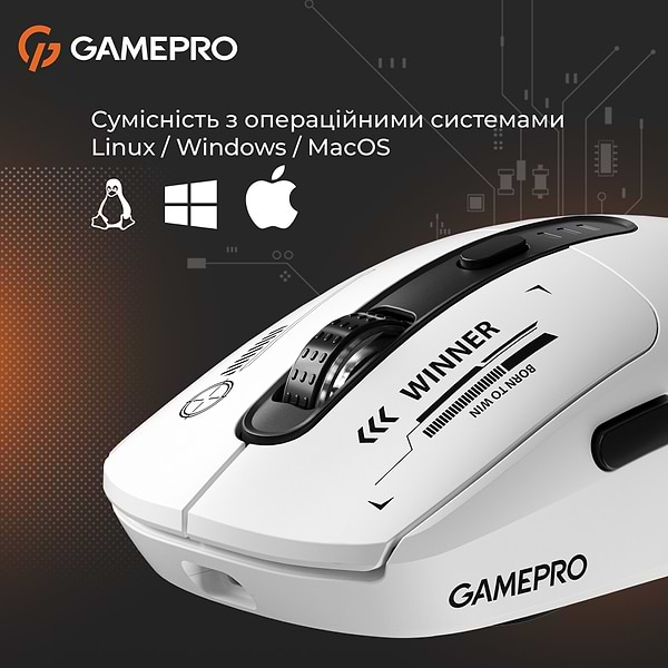 Фото - Миша бездротова GamePro Genesis Winner Wireless White (GM079W)
