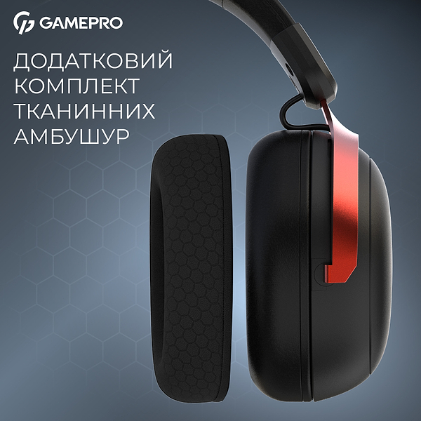 Фото - Гарнитура беспроводная игровая GamePro Asgard Freya Pro (HSW201BR)