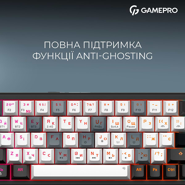 Фото - Клавиатура беспроводная игровая GamePro Asgard Valhalla  (MK210B Pro)