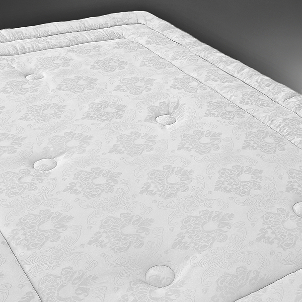 Фото - Одеяло демисезонное двуспальное евро MirSon King Size 220x240 см Шерсть №1555 Ferrero White (2200011174624)