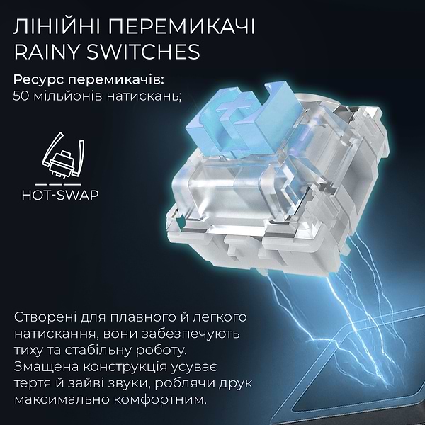 Фото - Клавиатура беспроводная игровая GamePro Asgard Valhalla Pro 75% Wireless/Bluetooth/USB White (MK160W-D-Pro)