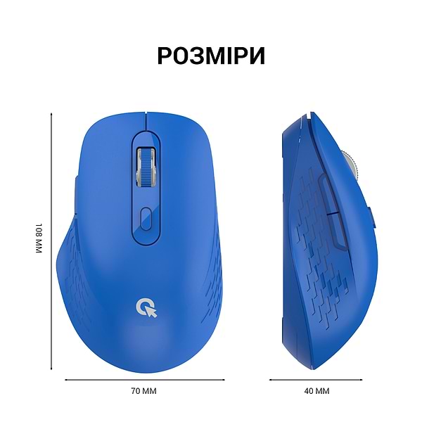 Фото - Миша бездротова OfficePro M230C Silent Click Wireless Blue (M230C)