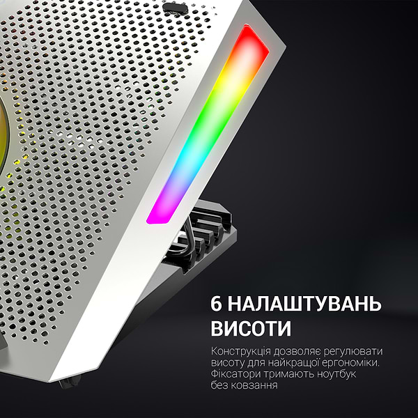 Фото - Подставка под ноутбук охлаждающая GamePro CP1270 Silver