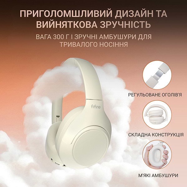 Фото - Гарнітура бездротова Fifine X3W Wireless White