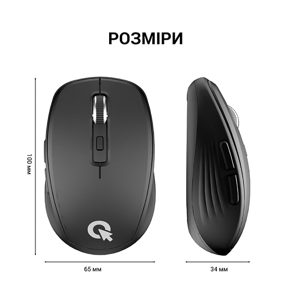 Фото - Миша бездротова OfficePro Black (M267B)