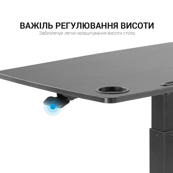 Фото - Стол компьютерный OfficePro ODM380B Black