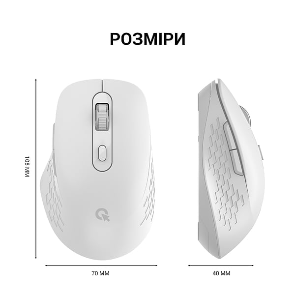 Фото - Миша бездротова OfficePro M230W Silent Click Wireless White (M230W)