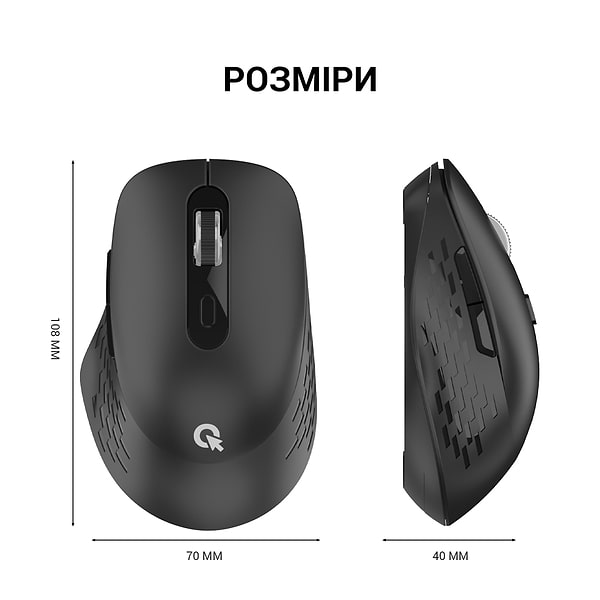 Фото - Миша бездротова OfficePro M230B Silent Click Wireless Black (M230B)