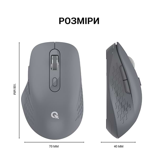 Фото - Миша бездротова OfficePro M230G Silent Click Wireless Gray (M230G)